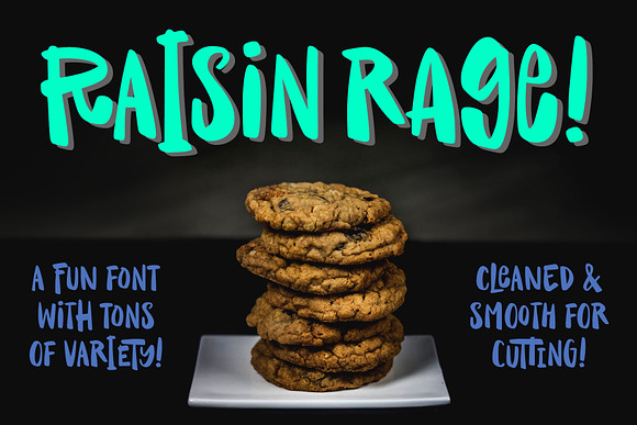 Raisin Rage: a fun & casual font! Free Download Raisin Rage: a fun & casual font! Free Download