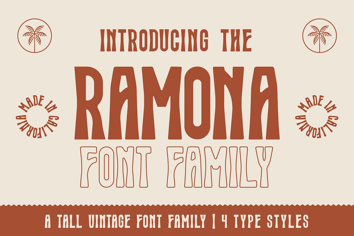 Ramona Typeface | Vintage Font Free Download Free Download