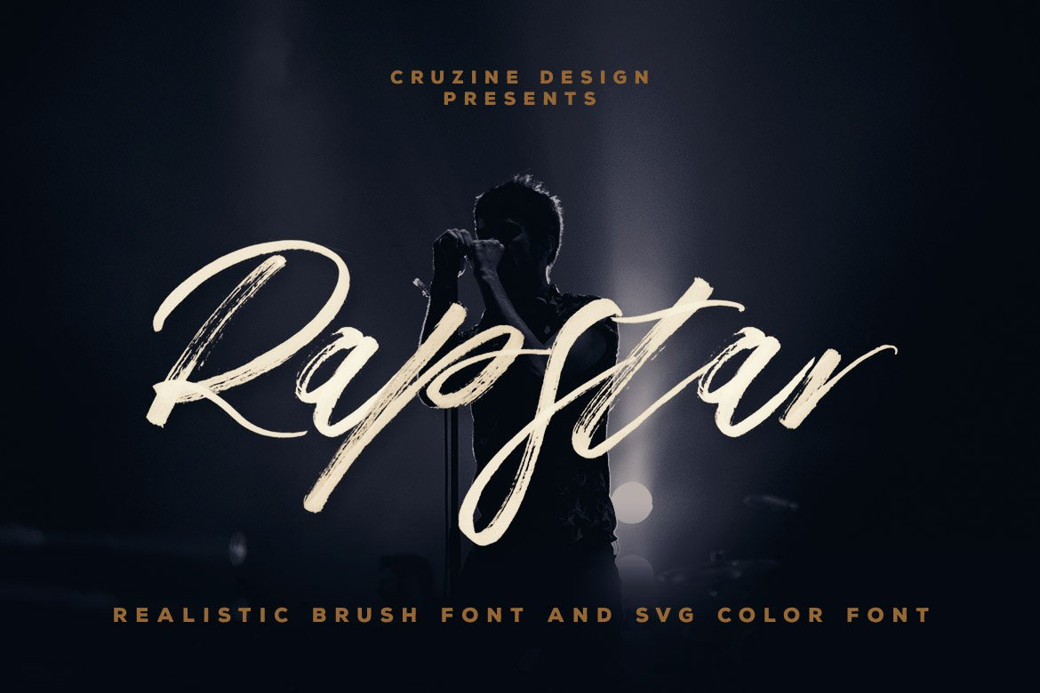 Rapstar Brush & SVG Font Free Download Rapstar Brush & SVG Font Free Download