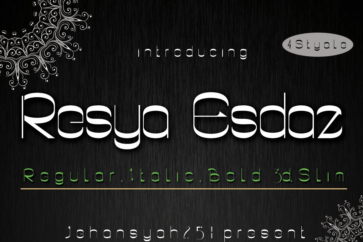 Rasya Esdaz Font Free Download Rasya Esdaz Font Free Download