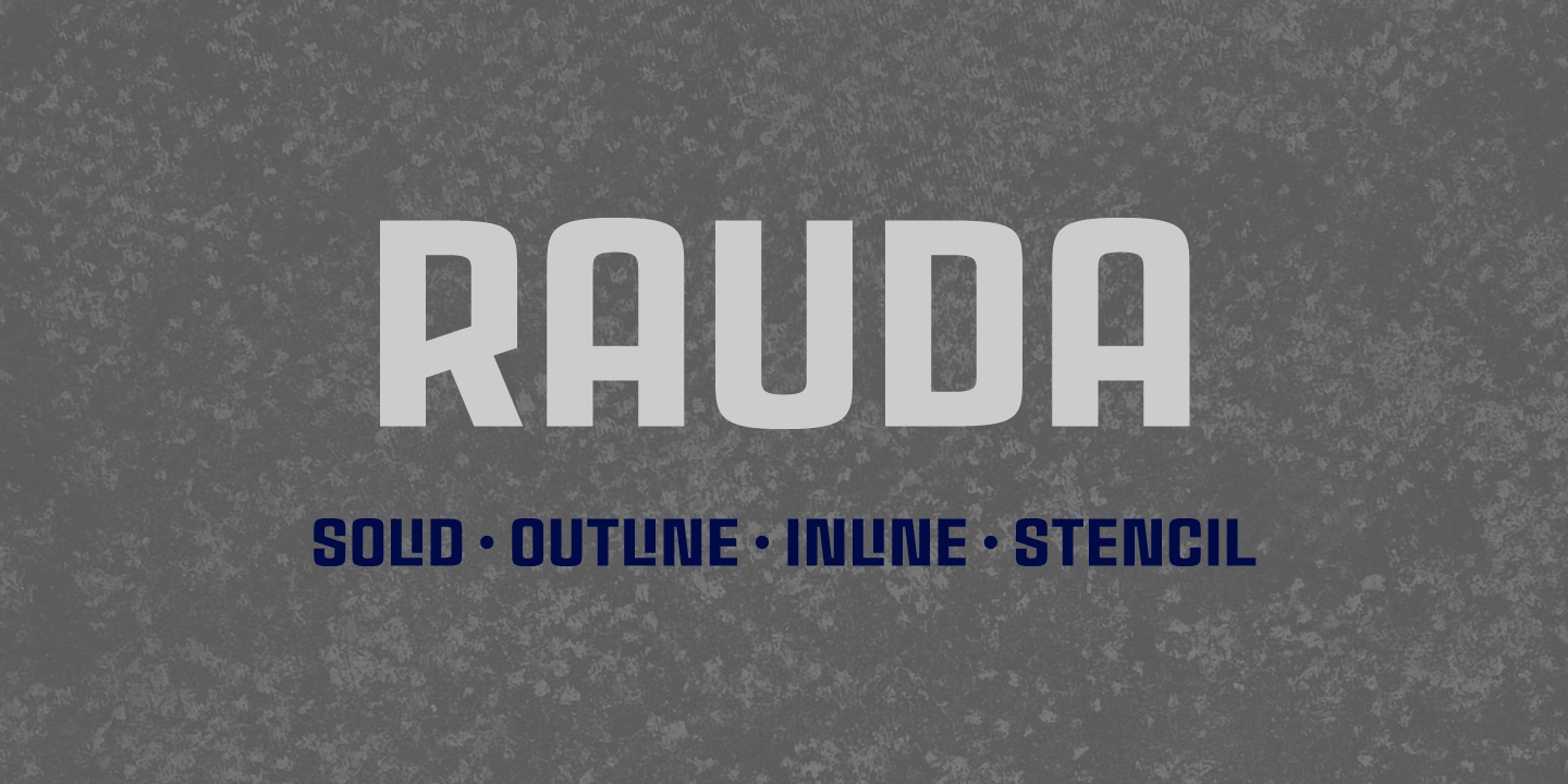 Rauda Font Free Download Rauda Font Free Download