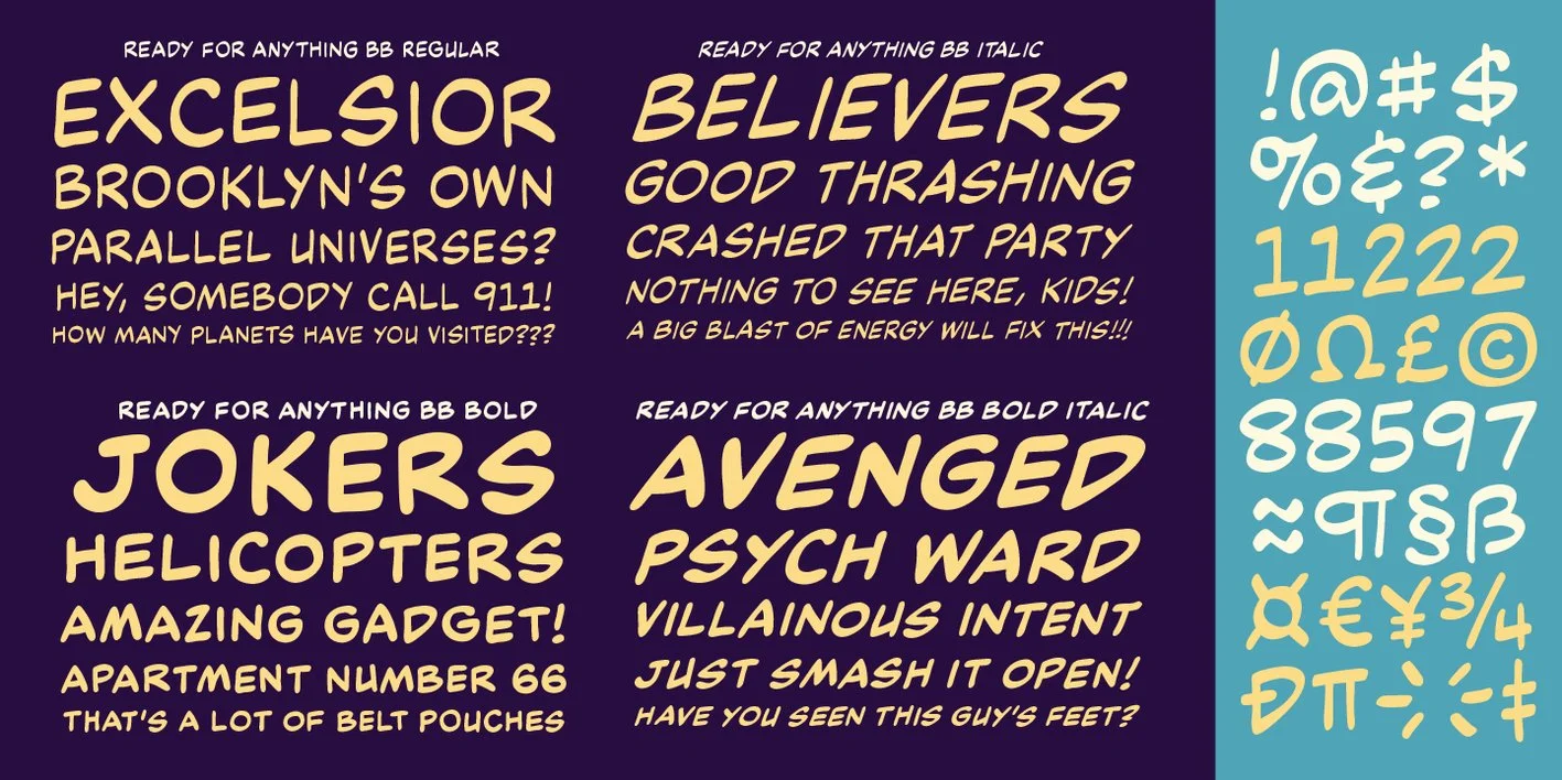 Ready For Anything BB Font
