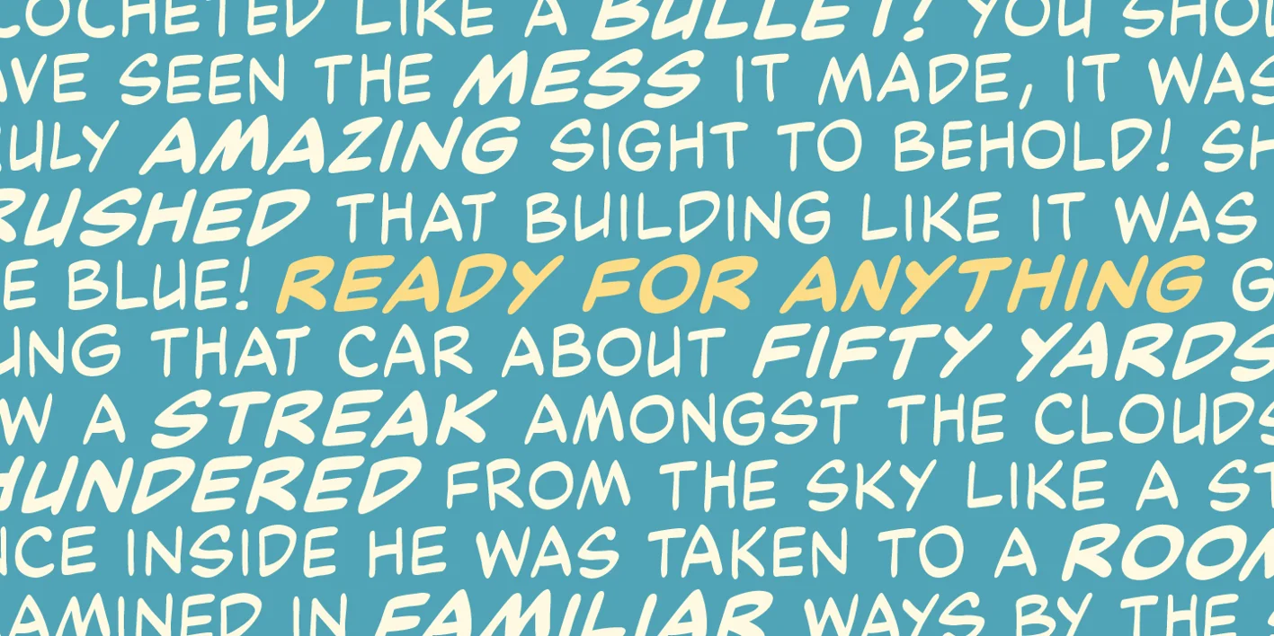 Ready For Anything BB Font