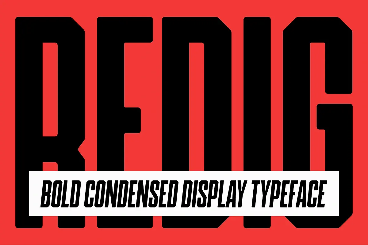 Redig - Condensed bold sans Free Download Free Download Redig - Condensed bold sans Free Download Free Download