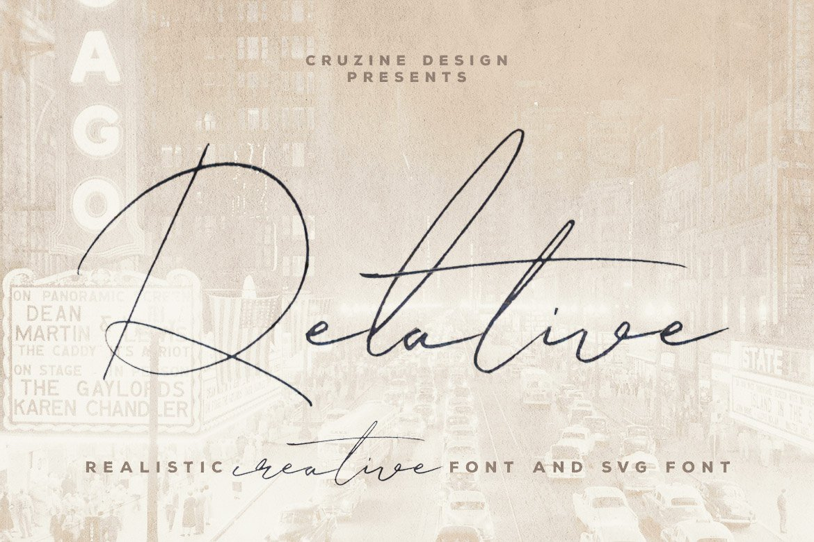 Relative Handwritten & SVG Font Free Download Relative Handwritten & SVG Font Free Download