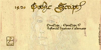 1420 Gothic Script