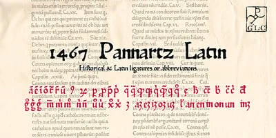 1467 Pannartz Latin Font