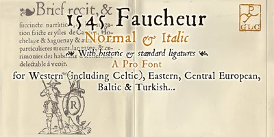 1545 Faucheur Font