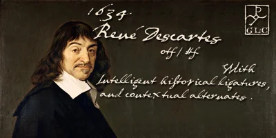 1634 René Descartes Font
