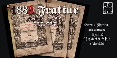 1883 Fraktur Font