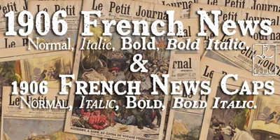 1906 French News Font