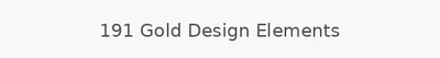 191 Gold Design Elements