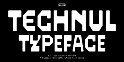 403 Technul Font
