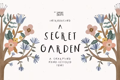 A Secret Garden font Free Download