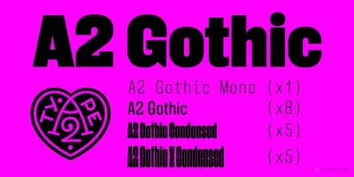 A2 Gothic Font