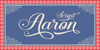 Aaron Script Font