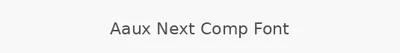 Aaux Next Comp Font