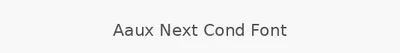 Aaux Next Cond Font