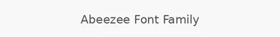 Abeezee Font Family