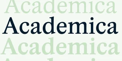 Academica Font