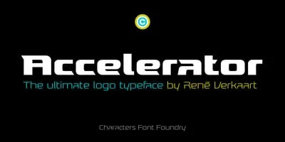 Accelerator Font