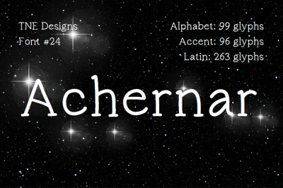 Achernar Font