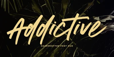 Addictive Font