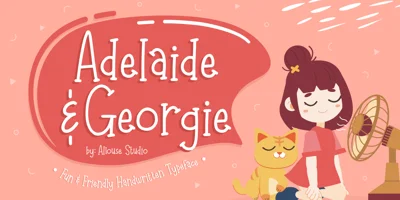Adelaide & Georgie Font