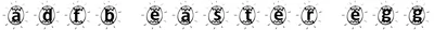 Adfb Easter Egg Font