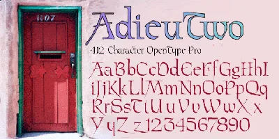Adieu Two Pro Font
