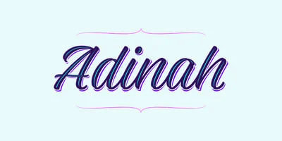 Adinah Font