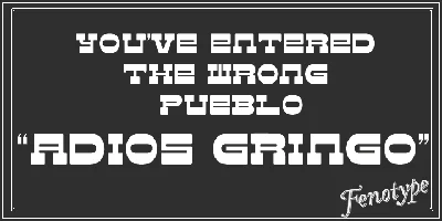 Adios Gringo Font
