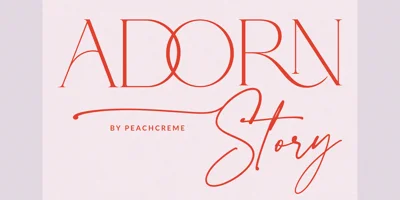 Adorn Story Font