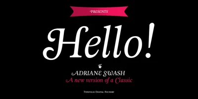 Adriane Swash Font