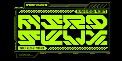 Aero Flux Font