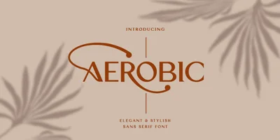 Aerobic Font