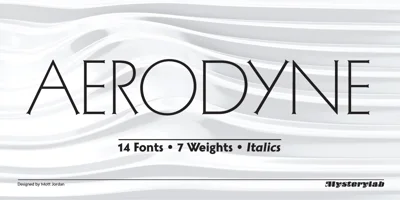 Aerodyne Font