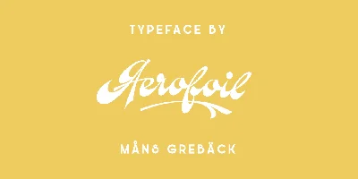 Aerofoil Font