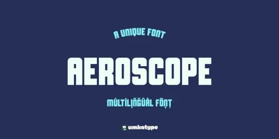Aeroscope Font