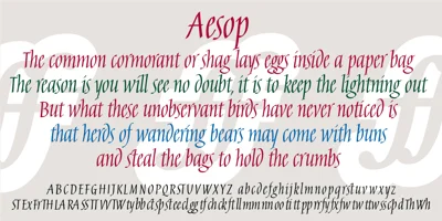 Aesop Font