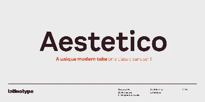 Aestetico Font