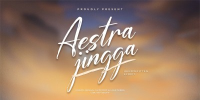 Aestra Jingga Font