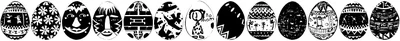 African Eggs Font