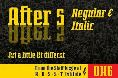 After5 Fonts