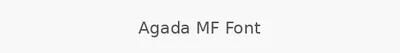 Agada MF Font