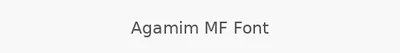 Agamim MF Font