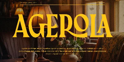 Agerola Font