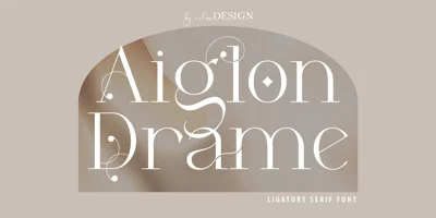 Aiglon Drame Font
