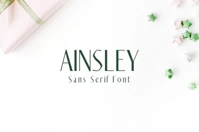 Ainsley Sans Serif Font