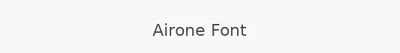 Airone Font